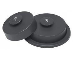 Lurch 240500 Burger Presse, Plastique, Noir, 20 x 15 x 10 cm