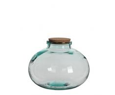 MICA Decorations Olly Vase, Verre, Transparent, 29 x 29 x 23 cm