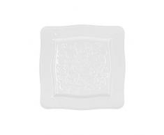 PORCELLANA Florentina Assiette carrée 10.5