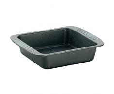 Kela 11771 Lea Plat à Gratin Métal Gris 29,50 x 25,50 x 6,50 cm