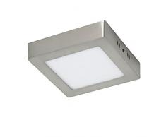 sulion pluriel plafonnier apte pour bain, 12Â W, gris, 17Â x 17Â x 3.5Â cm