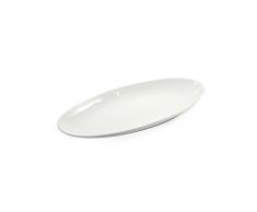 la Porcellana Convivio Plat Ovale Boîte Cadeau, Blanc, 45.5 x 22 cm