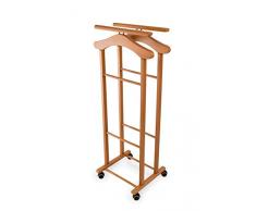 ARREDAMENTI ITALIA 104 Clever Valet de Nuit, Bois, Merisier, 44x35x107 cm