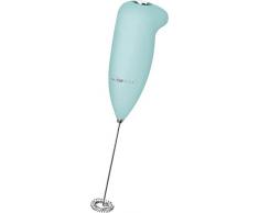 Clatronic MS 3089 Mousseur à lait à piles en acier inoxydable Vert menthe