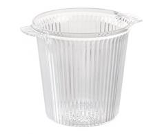 Fackelmann 27092 Seau à Champagne Tropical 16,5x21x17cm Transparent, PS, 21 x 17 x 16,5 cm