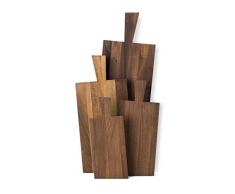 Continenta Planche à découper huilée en Bois de Noyer avec Effet antibactérien 70 x 23 x 2 cm