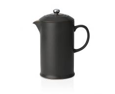 Le Creuset, Cafetière avec Piston en Inox, 800 ml, Céramique, Noir