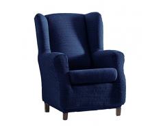 Eysa Aquiles Ãlastique repose-téte Housse de Fauteuil, Polyester Coton, Bleu, 37x29x5 cm