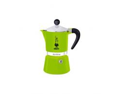 Bialetti 4973 Cafetière Italienne, Aluminium, Vert, 6 Tasses