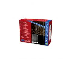 Konstsmide 3674-803 Rideau Lumineux à LED, Plastique/, , 7 W, Or, 1507 x 1 x 100 cm