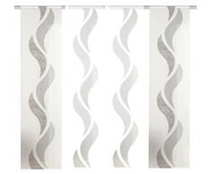 Home Fashion 094972â4007Â Micro-Ondes Panneau Coulissant Set, Plastique, Marron, 245Â x 60Â cm