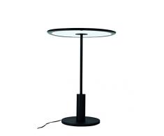 ALBA LEDARUM N Lampe de Bureau LED, Acier/Plastique ABS, Noir, 18 x 18 x 49 cm
