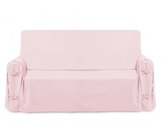 Soleil dOcre 112551 Panama Housse de canapé Coton Rose 100 x 200 x 60 cm