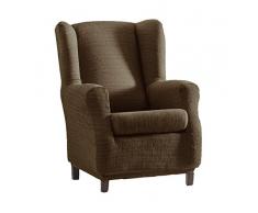 Eysa Aquiles Elastique Repose-TÃªte Housse de Fauteuil, Polyester Coton, Marron 37x29x5 cm