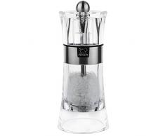 Peugeot Oslo Moulin à Sel, Acrylique, Transparent/Inox, 14 cm (34566)