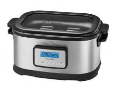 PROFI COOK PC-SV 1112 - Cocotte mijoteuse et cuiseur sous vide basse tempÃ©rature - CapacitÃ© 8,5 Litres - 520 Watts - Couleur Argent et noir