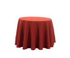 Martina Home Ribera Nappe pour Table Camilla Redonda de 80 Rouge