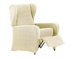 Eysa Aquiles Ãlastique Relax Housse de Fauteuil, Polyester Coton, Ãcru, 37x29x5 cm