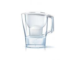 BRITA, Carafe Filtrante, Aluna, 2.4L, 1 Cartouche Filtrante MAXTRA+ incluse - Blanc