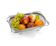 Tescoma Grandchef Égouttoir Extensible, Acier Inoxydable, Multicolore, 35,5 x 26 x 10,5 cm