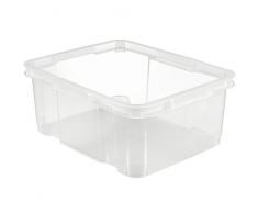 Curver 01954-001-00 Unibox III Boîte de rangement Plastique Transparent 42,5 x 34,5 x 17,7 cm