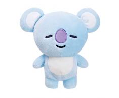 Aurora Produits Officiels BT21 signés World, Peluche KOYA, Moyen modèle, 61320, Bleu