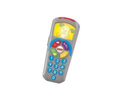 Fisher-Price la Télécommande de Puppy Jouet Bébé pour Apprendre les Nombres, les Couleurs et les Premiers Mots, 6 Mois et Plus, DLD31