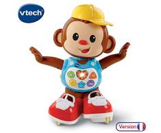 VTech - Titi Ouistiti – singe interactif – jouet singe – jouet bebe 12/36 mois – brun