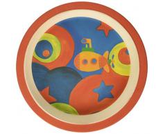 Egmont Toys Assiette en Bambou Submarine Jaune