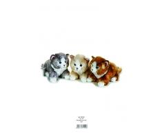 Lelly 25 cm Cleo accroupie Jouet en Peluche pour Chat