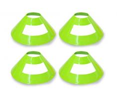 Jamara 460525 Traffic VE4 Assiette de marquage empilable en Plastique Robuste et Facile à Transporter Vert