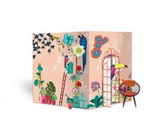 Mon Petit Art - Maison de Poupée Pliable Style Atelier avec Stickers - A partir de 3 ans