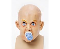 Bristol Novelty Novelty-BM405 BM405 Masque de Bébé avec Sucette, Taille Unique, Multicolore