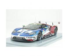 SPARK- Voiture Miniature de Collection, S7050, Bleu/Rouge/Blanc