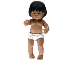 Miniland Miniland31057 38 cm Hispaniques Boy poupée sans sous-vêtements