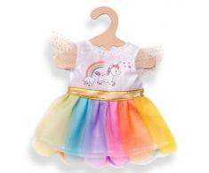 Heless 2850 robe pour poupées, licorne Henri, Taille 35–45 cm