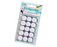 Folia 2301 – Velcro Points Autocollant, 30 Pièces, Environ 2 cm Diamètre