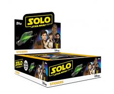 Topps D106295-DE/DI Solo A Star Wars Story-30 Booster dans Display Sticker Collector Multicolore