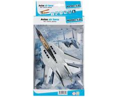 Wdk Partner - A1500158 - Véhicule Miniature - Modèle À Léchelle - Avion En Métal Avec Son Lumière - Echelle 1/80 - Modèle Aléatoire