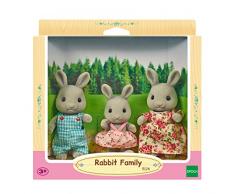 SYLVANIAN FAMILIES- Rabbit Family Lapin Famille poupée, 5124, Multicolore