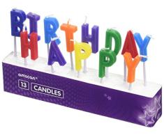 amscan 9900744 Joyeux Anniversaire Pick Bougies
