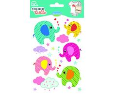 Aladine - 41429 - Autocollants - Textile Eléphant