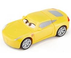 Disney Pixar Cars petite voiture Super Crash Cruz Ramirez, corps et yeux transformables après un choc, jouet pour enfant, DYW40