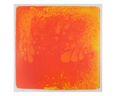 Kögler 23347 Tapis Liquid Floor Env. 50 x 50 x 0,7 cm - Orange