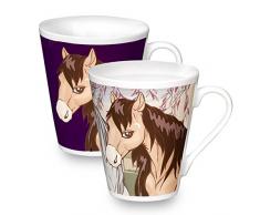 NICI - 38773 - SM16 - Mug Magique Cheval en Porcelaine - 8,5 x1 0,5 cm