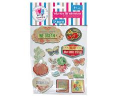 Dohe – Pack Enjoy, 11 Charms 3D Stickers (18054)