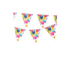 Guirlande de 11 fanions multicolores PR80701