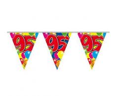Folat 1 Guirlande Guirlandes 95 Anniversaire Décoration de fête, 10 m