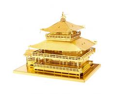 Metal Earth - 5061090 - Maquette 3D - Architecture - Gold Kinkaku-Ji - 8,9 X 6 X 6,5 Cm - 3 pièces