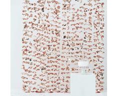 Ginger Ray Rideau de cabine photo en or rose avec pétales de fleurs 2 mètres